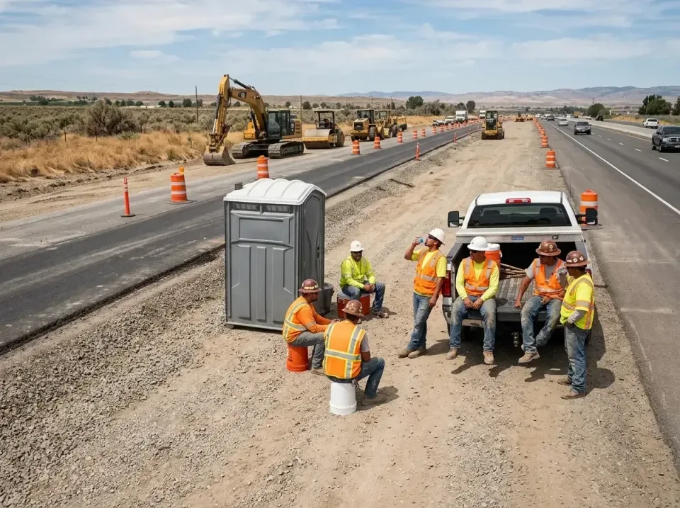 highway-road-construction-crew-007 — frequently asked questions, Porta Potty and Restroom Rentals in Deenwood, GA